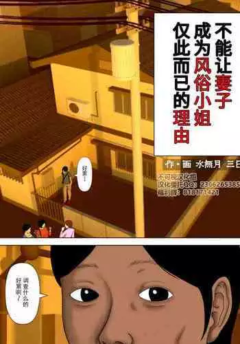 [Minazuki Mikka] Tsuma o Fuuzokujou ni Shite wa Naranai Kore Dake no Riyuu[Chinese] [不可视汉化]